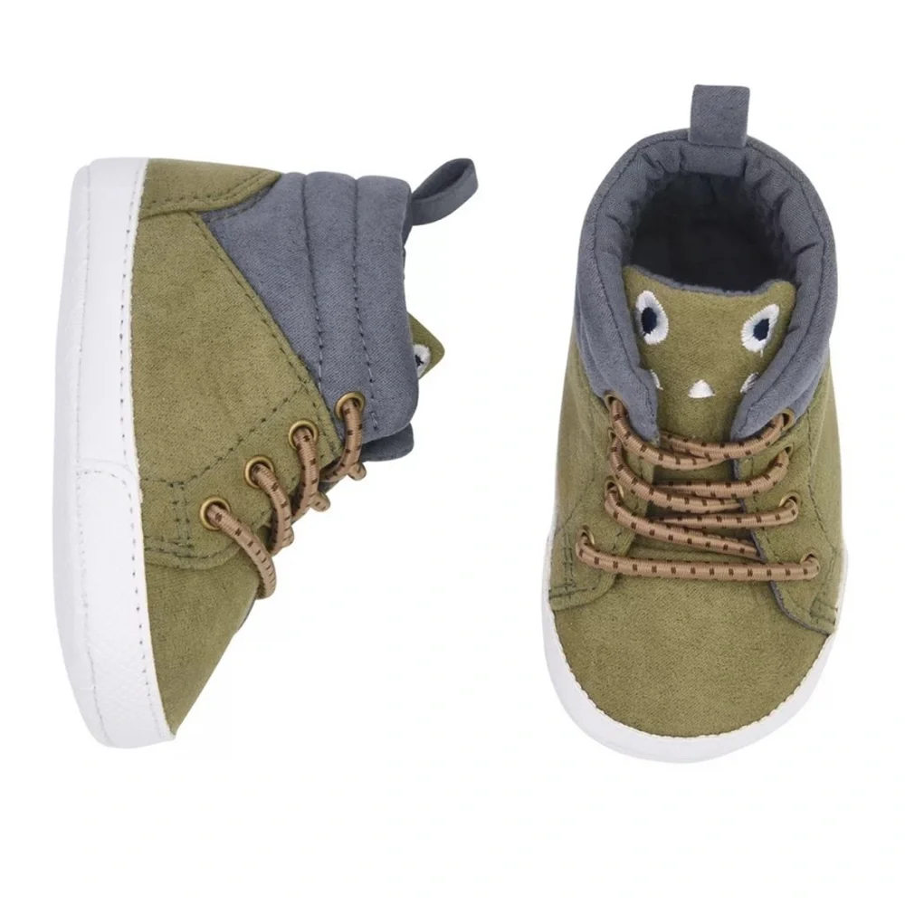 Carter's Critter High-Top Sneaker Crib Shoes Baby